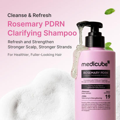 Medicube Rosemary PDRN Scalp-to-Hair Strengthening Set (3 pcs)
