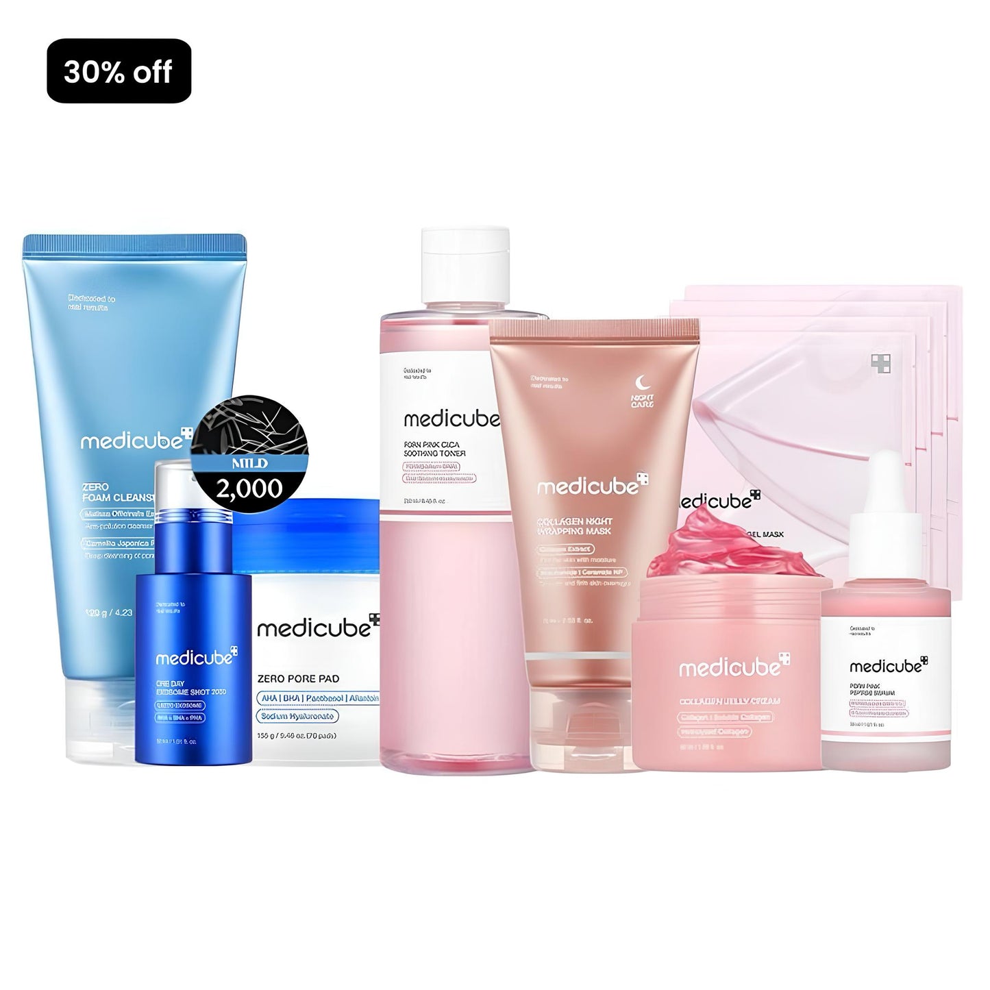 Medicube Glass Glow Skincare Set (8 pcs)™