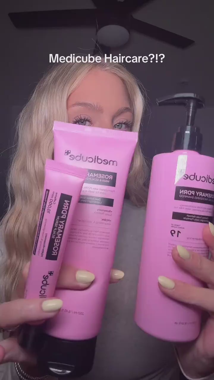 Medicube Rosemary PDRN Scalp-to-Hair Strengthening Set (3 pcs) video